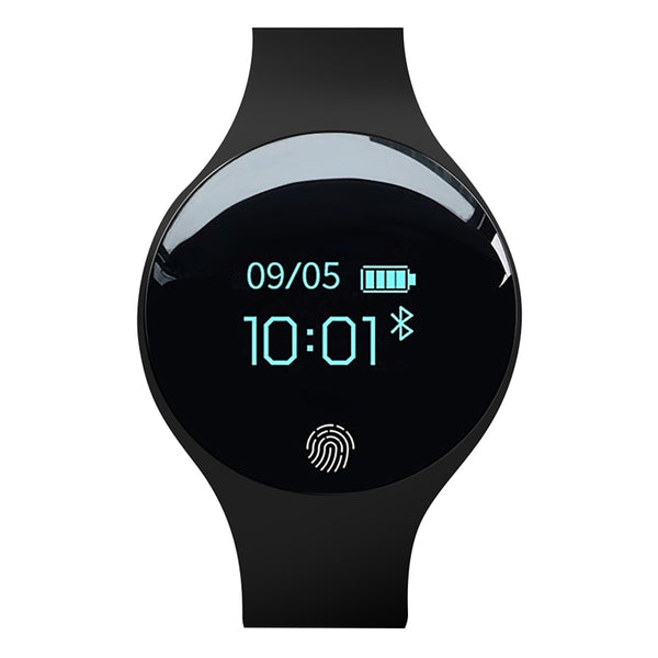SD01 black - SANDA Bluetooth Smart Watch for IOS Android Men Women Sport Intelligent Pedometer Fitness Bracelet Watches for iPhone Clock Men