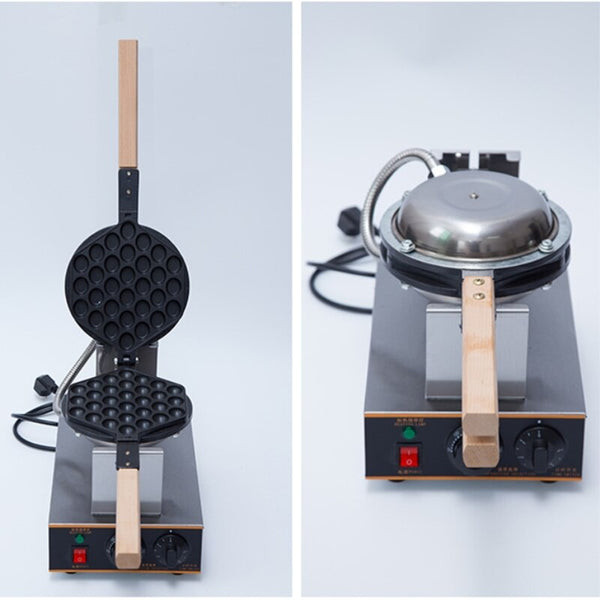 [variant_title] - 110V 220V Commercial Electric Egg Bubble Waffle Maker Machine Eggettes Puff Cake Iron Maker Machine Bubble Egg Cake Oven