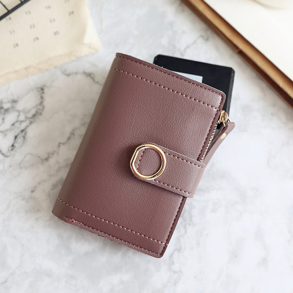 Violet - Women Wallets Small Fashion Brand Leather Purse Women Ladies Card Bag For Women 2018 Clutch Women Female Purse Money Clip Wallet