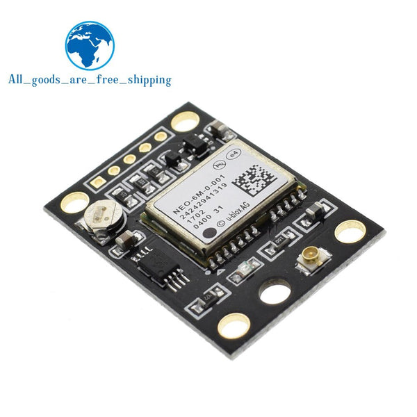 GY-NEO6MV2 Module - TZT GY-NEO6MV2 NEO-6M GPS Module NEO6MV2 With Flight Control EEPROM Controller MWC APM2 APM2.5 Large Antenna For Arduino Board