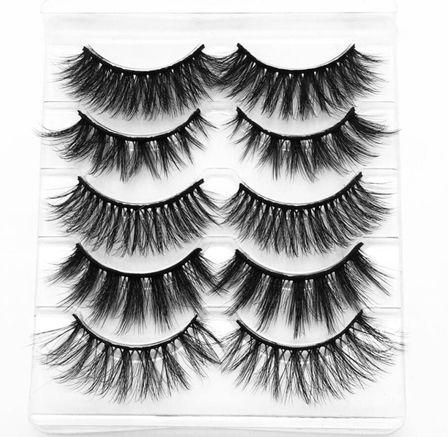 001 - NEW 13 Styles 1/3/5/6 pair Mink Hair False Eyelashes Natural/Thick Long Eye Lashes Wispy Makeup Beauty Extension Tools Wimpers