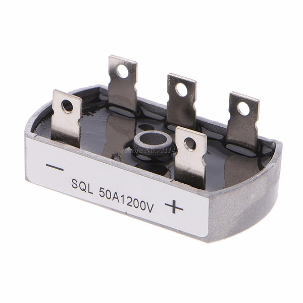 [variant_title] - 50A 1200V Aluminum Metal Case 3 Phase Diode Bridge Rectifier 50Amp SQL50A Module