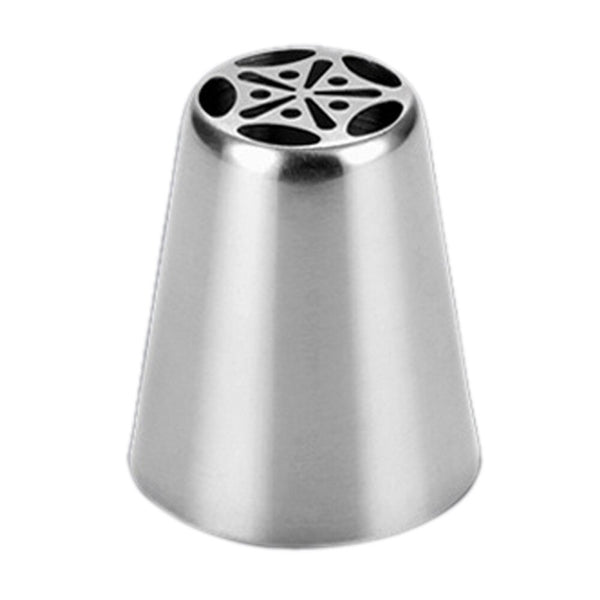 [variant_title] - 7PCS/lot Stainless Steel Russian Tulip Icing Piping Nozzle + 1 Adaptor Converter Pastry Decorating Tips Cake Cupcake 518