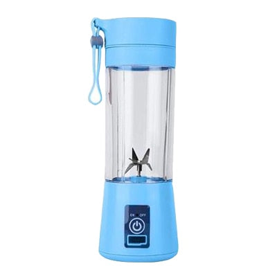 6 blade blue - WXB USB Charging 4 Blades Portable Juicer Juice Smoothie Smothie Maker Smoothie Blender  Extractor Batidora Be Machine Mixer