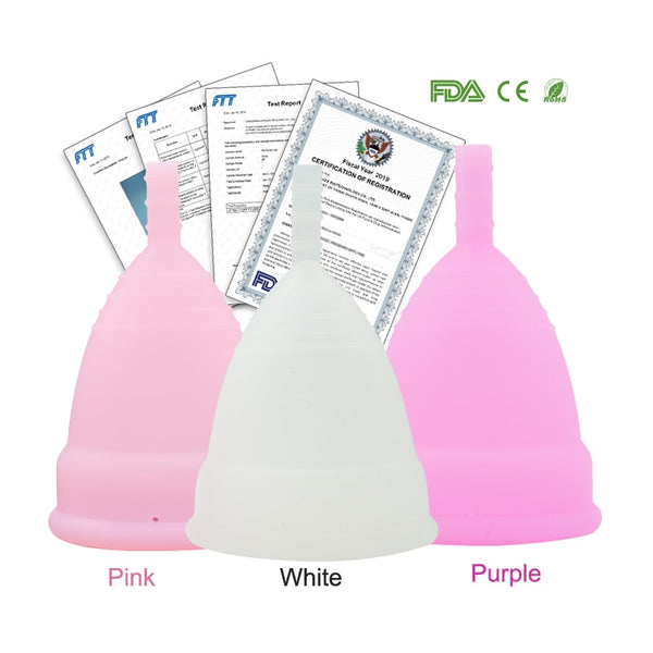 [variant_title] - Hot Sale Menstrual cup for Women Feminine hygiene Medical 100% silicone Cup Menstrual reusable lady cup copa menstrual than pads