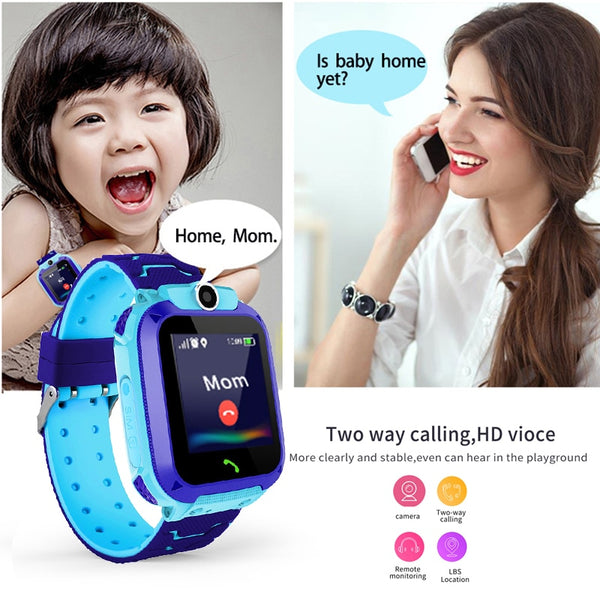 [variant_title] - 2019 New Smart watch LBS Kid SmartWatches Baby Watch for Children SOS Call Location Finder Locator Tracker Anti Lost Monitor+Box