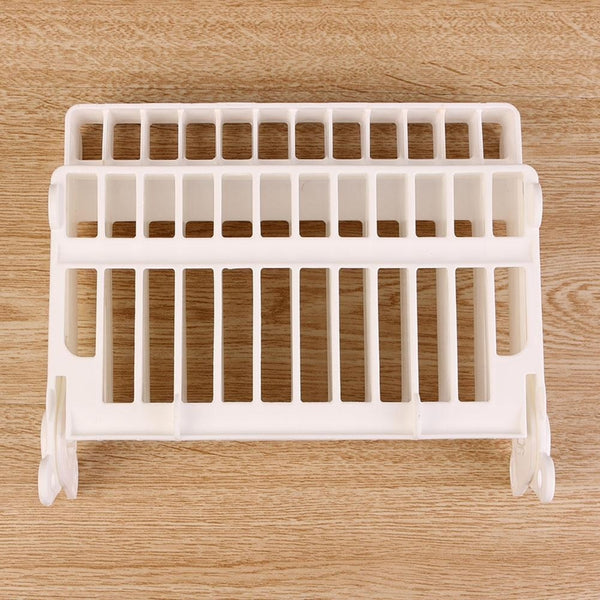 [variant_title] - Kitchen Foldable Dish Plate Drying Rack Organizer Drainer Plastic Storage Holder