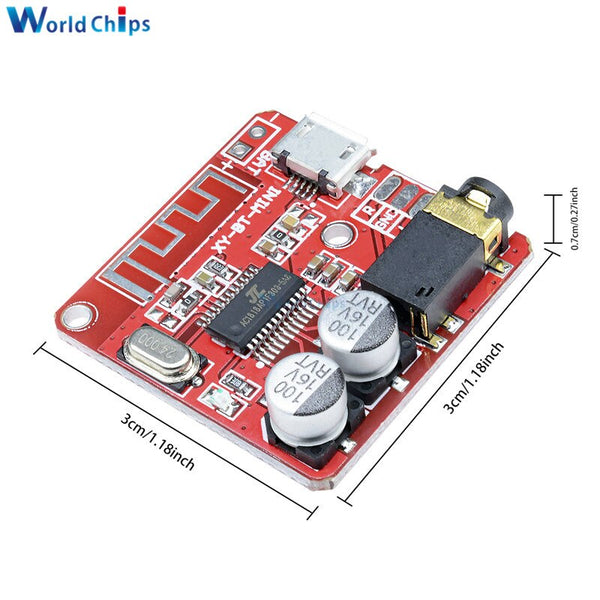 [variant_title] - MP3 Bluetooth Decoder Board Lossless Car Speaker Audio Amplifier Board Modified Bluetooth 4.1 Circuit Stereo Receiver Module 5V