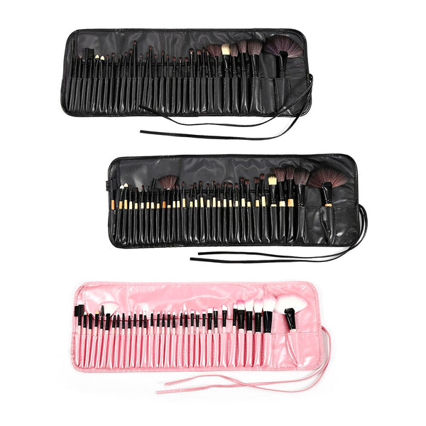 [variant_title] - ELECOOL 32Pcs Makeup Brushes Professional Cosmetic MakeUp Brush Set Kabuki Powder Lipsticks Beauty Tools Kit+ Pouch Bag 3 Colors