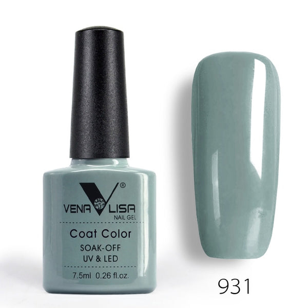 931 - New Free Shipping Nail Art Design Manicure Venalisa 60Color 7.5Ml Soak Off Enamel Gel Polish UV Gel Nail Polish Lacquer Varnish
