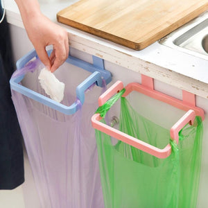 [variant_title] - Garbage Bag Holder Rack Kitchen Cabinet Hanging Cupboard Door Back Trash Rack Trash Bag Holder  Storage SEP 10