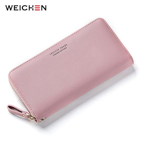 Wallets for Women Cute Pink Pocket Womens Wallets Purses Plaid PU Leather Long  Wallet Hasp Phone Bag Money Coin Pocket Card Holder Female Wallet Purse