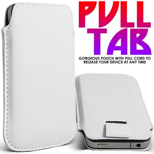 white / 73x134mm - Universal pouch case For Samsung A6S A3 A5 A7 2017 case cover Pull Tab Leather Sleeve Bag for Samsung A310 A510 A710 phone case