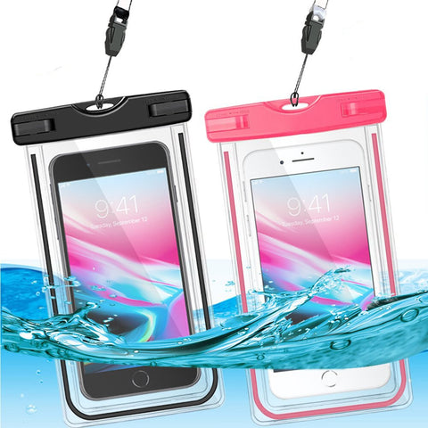 [variant_title] - Waterproof Phone Case For Swimming Underwater Surfers Universal Waterproof Pouch Funda Bag For Smartphone Size 4''-6.5'' Cases