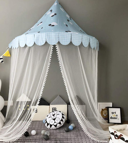 with net-173 - Kid  Toy Tents Teepee Child  Play Tent  Portable Crib Tent Baby Play House Decoration Birthday Gifts Props for Photography ZP040