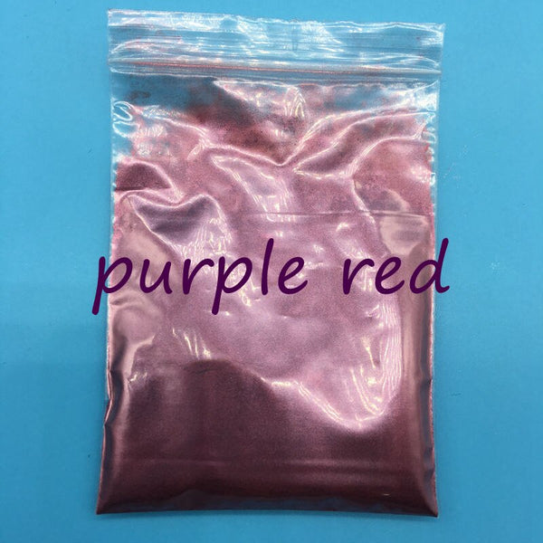 purple red - 20g Colorful Pearl Powder for make up,many colors mica powder for nail glitter,Pearlescent Powder Cosmetic pigment