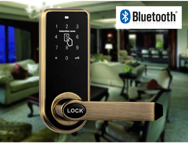 [variant_title] - Bluetooth smart locks with touchscreen code for hotel and apartment Compatible with iOS and Android OS8818BLE