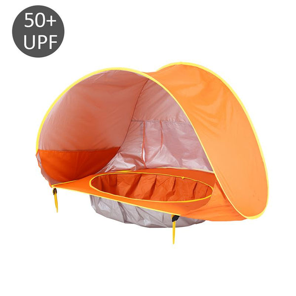 C - summer seaside Baby Beach Tent Pop Up Portable Shade Pool UV Protection Sun Shelter for Infant nice play water gift