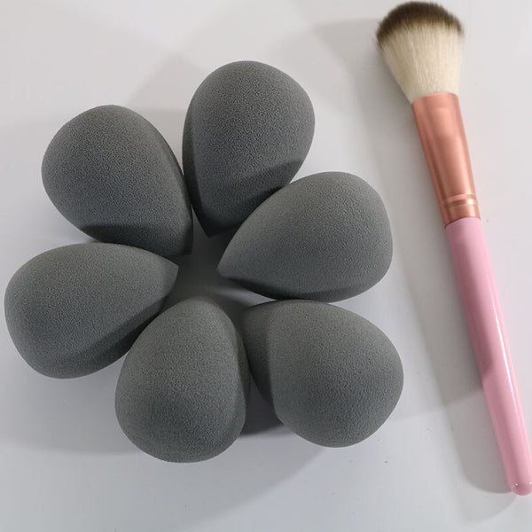 [variant_title] - 40*60MM New Beauty Grey Makeup Cosmetic Puff Soft Sponge Powder Blender Smooth Foundation Contour Blending Puff For Girl YA326