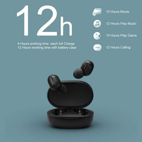 [variant_title] - Original Xiaomi Redmi Airdots Xiaomi Wireless earphone Voice control Bluetooth 5.0 Noise reduction Tap Control