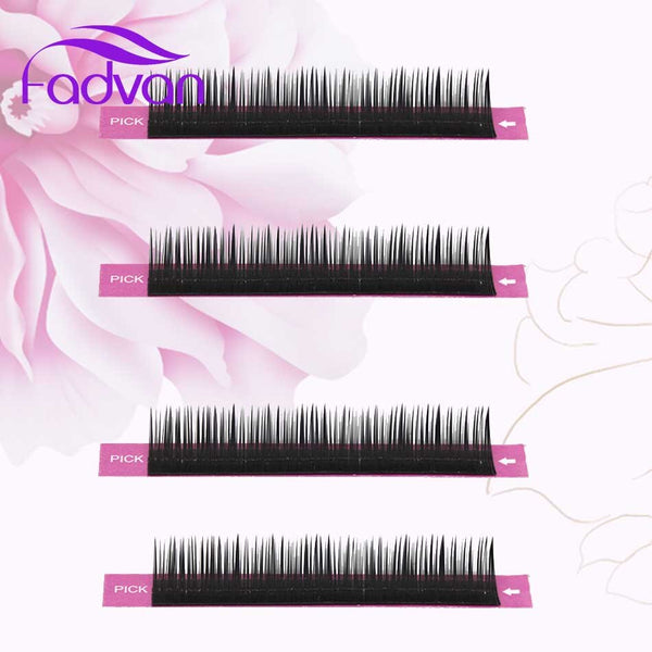 [variant_title] - New Arrival Mix Premium Natural Synthetic Mink Individual Eyelash Extension Makeup Cilia Professional Lash Extensions for Build