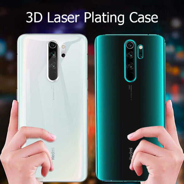 [variant_title] - For Xiaomi Redmi Note 8 Pro Case Laser Plating Luxury TPU Soft Clear Cover Xiomi Xiaomi Mi Redmi Note 8 Note8 Crystal Phone Case