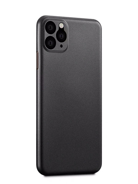 solid black / for iphone 11 promax - 0.3mm Ultra Thin Case For Iphone 11 Pro Max Xs Max Xr X Matte Transparent Pp Back Cover Case For Iphone X S 11 Promax Capa Coque