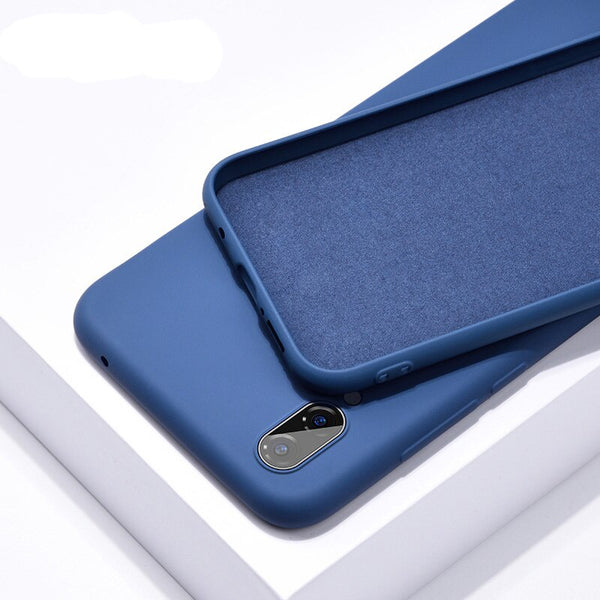 Navy blue / Note 10 - For Samsung Galaxy Note 10 Plus Case Liquid Silicone TPU Soft Cover For Samsung Galaxy Note 10 2019 Note10 pro Phone Cases Shockproof Cover