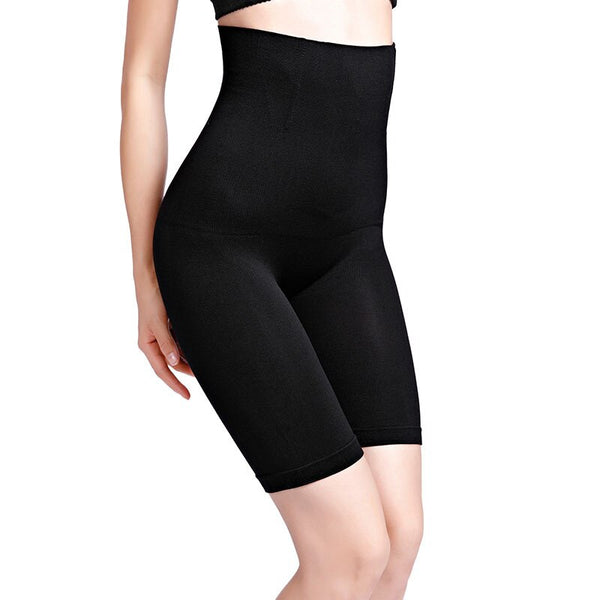 Long-Black / S - Quaslover Women Waist Shaper Panties Hign Elasticity Body Shaper Comfortable Breathable Ladies Shapewear Tummy Control Shapers