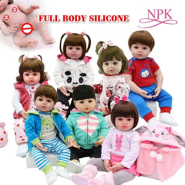 [variant_title] - Toy Full body silicone water proof bath toy popular hot selling reborn toddler baby dolls bebe doll reborn lifelike soft touch