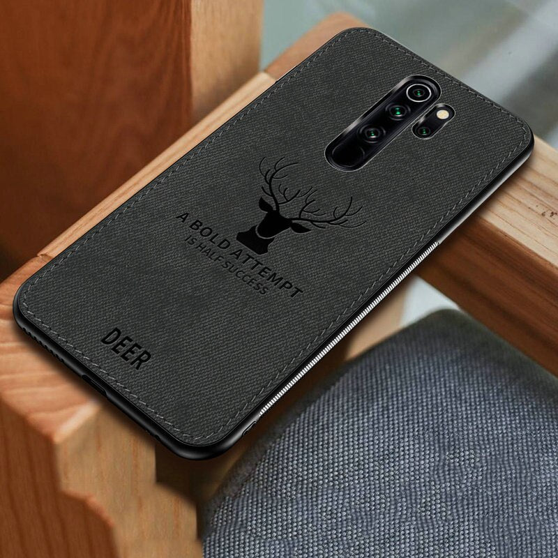 Black / For Redmi Note 8 - Fabric Case for Xiaomi Redmi Note 8 Pro Classic Cloth Matte Skin Soft Back Cover for Xiaomi Xiomi Redmi Note 8 Note8 Phone Case