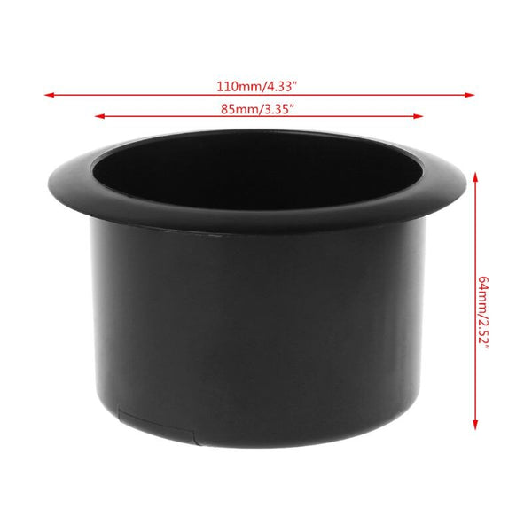 [variant_title] - Drop Ship Plastic Black Insert Cup Holder Drink Bottle Placing Rack For Car Marine Boat RV Truck Sofa Kitchen Cabinet Part