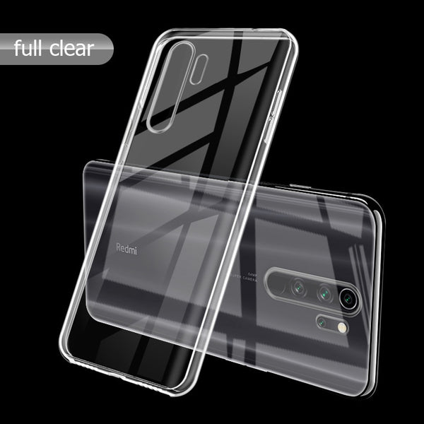 Full Clear / For Redmi Note 8 - For Xiaomi Redmi Note 8 Pro Case Laser Plating Luxury TPU Soft Clear Cover Xiomi Xiaomi Mi Redmi Note 8 Note8 Crystal Phone Case