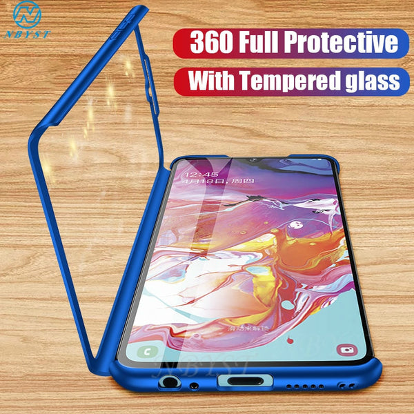 360 Full Protective Case for Huawei Y5 Y9S Y6S Y7 Prime Tempered Glass Cover for Honor 6C Pro 20S 10i 7A 7C 9X 7X 8 Pro 20 Lite