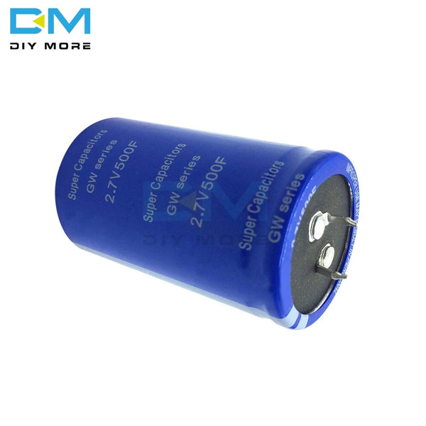 [variant_title] - Super Farad Capacitor 2.7V 500F 60*35mm Vehicle Rectifier Low ESR Capacitor Ultracapacitor 60x35mm 60x35 High Frequency