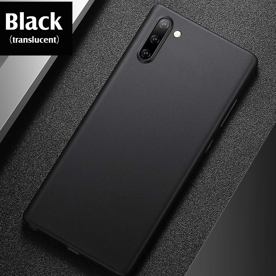 black / For S8 - Luxury Ultra Thin 0.2mm Matte PP Case On The For Samsung Galaxy S8 S9 S10 S10E Plus Note 8 9 10 Pro Shockproof Bumper Phone Case