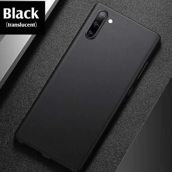 black / For S8 - Luxury Ultra Thin 0.2mm Matte PP Case On The For Samsung Galaxy S8 S9 S10 S10E Plus Note 8 9 10 Pro Shockproof Bumper Phone Case