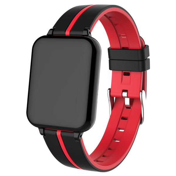 Red / no retail box - 696 B57 smart watch IP67 waterproof smartwatch heart rate monitor multiple sport model fitness tracker man women wearable