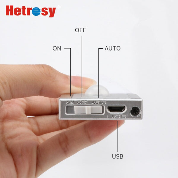 [variant_title] - Hetrosy LED Auto-Induction USB Wardrobe Lights Cabinet Sensor Lamp light Under cabinet/Kitchen luminaire