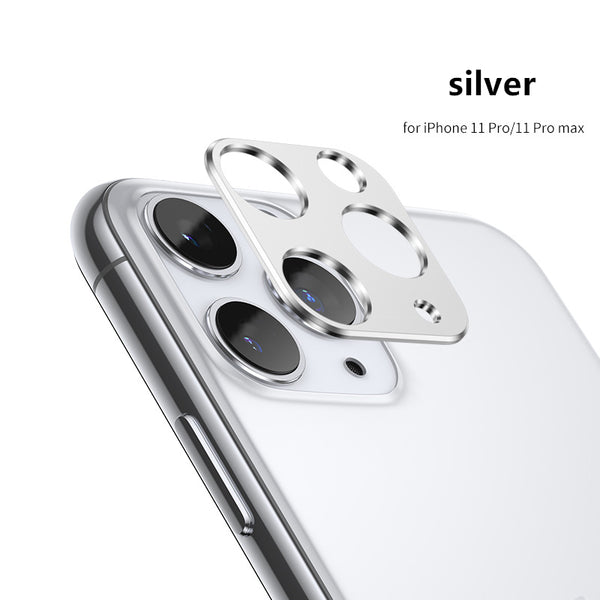 Metallic Mobile Phone Lens Protection Cover For iPhone 11 Pro Max Camera Lenses Protector Bumper Ring Case Smartphone Back Lente