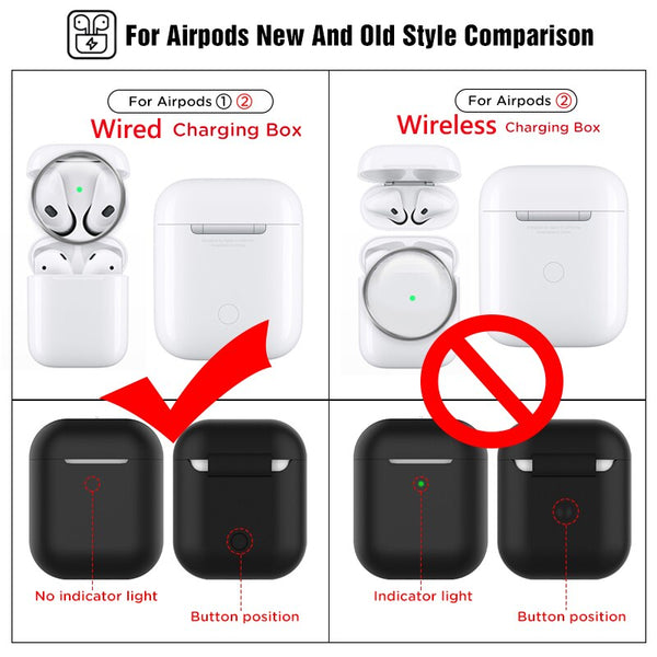 [variant_title] - Dust Guard For Apple AirPods 2 1 Case Box Sticker Dust-proof Inside Protection Earphone Film For Air Pods 1 2 Cover Stickers