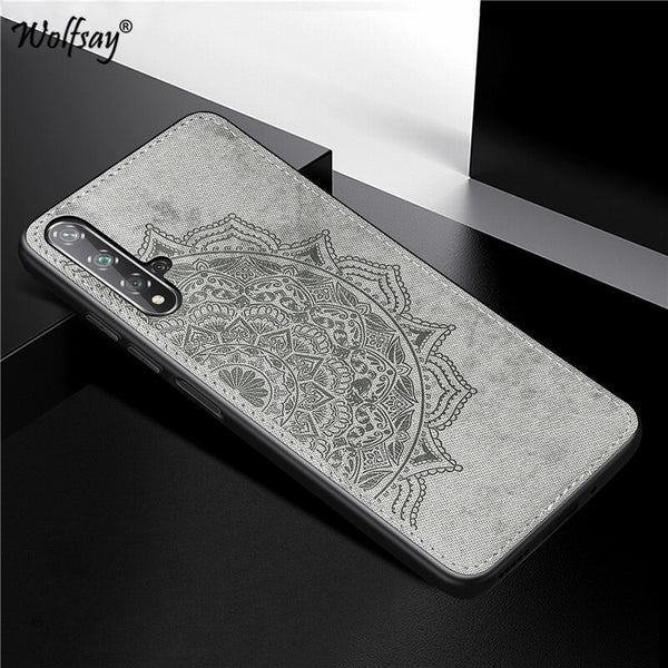 [variant_title] - For Huawei Nova 5T Case Shockproof Soft Silicone Hard Back Cloth Texture Phone Case For Huawei Nova 5T Cover For Huawei Nova 5T