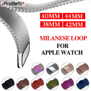[variant_title] - Milanese Loop Bracelet Stainless Steel band For Apple Watch series 1/2/3 42mm 38mm Bracelet strap for iwatch 4 5 40mm 44mm