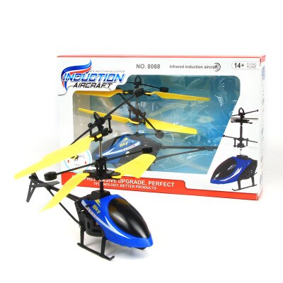 Helicopter - Suspended Illuminating Intelligent Induction Aircraft New Strange Crystal Ball Aircraft Children's Toys