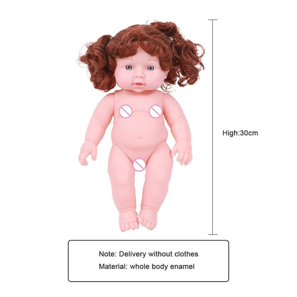 30CM M - 41cm Newborn Baby Simulation Doll Soft Children Reborn Doll Toy Boy Girl Emulated Doll Kids Birthday Gift Kindergarten Props