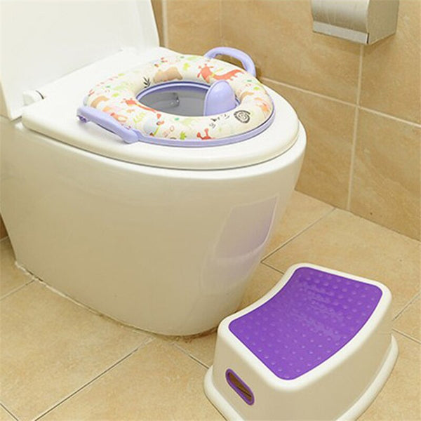 [variant_title] - Newly Cartoon Children Toilet Seat Potty Training Seats With Armrest Handrail Children's Pot For Baby Boys Girls Urinal