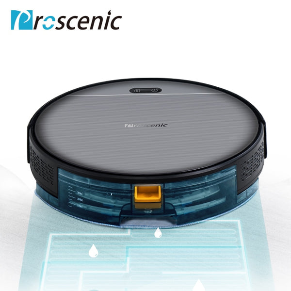 [variant_title] - Proscenic 800T Robot Vacuum Cleaner Big Dust Box Water Tank Wet Mopping App Control Auto Charge 1800Pa Suction Robotic Vacuum