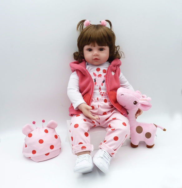[variant_title] - 19 inch bebe reborn doll 48cm soft silicone reborn boncas realistic toy boy girl Christmas birthday gift toy