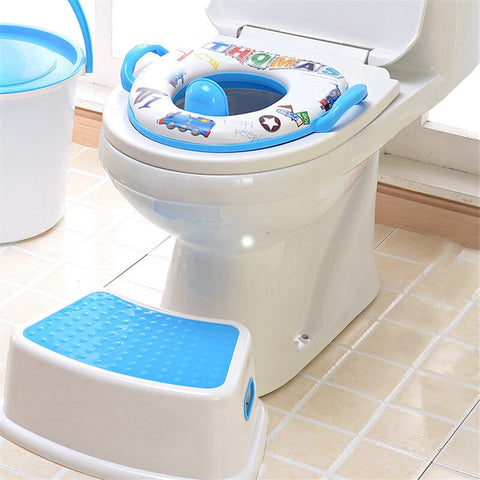 Default Title - Newly Cartoon Children Toilet Seat Potty Training Seats With Armrest Handrail Children's Pot For Baby Boys Girls Urinal